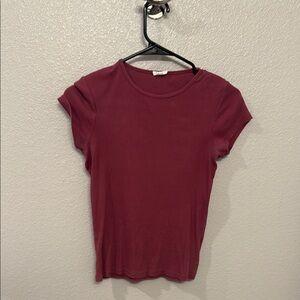 Cotton On Maroon Short Sleeve Tee